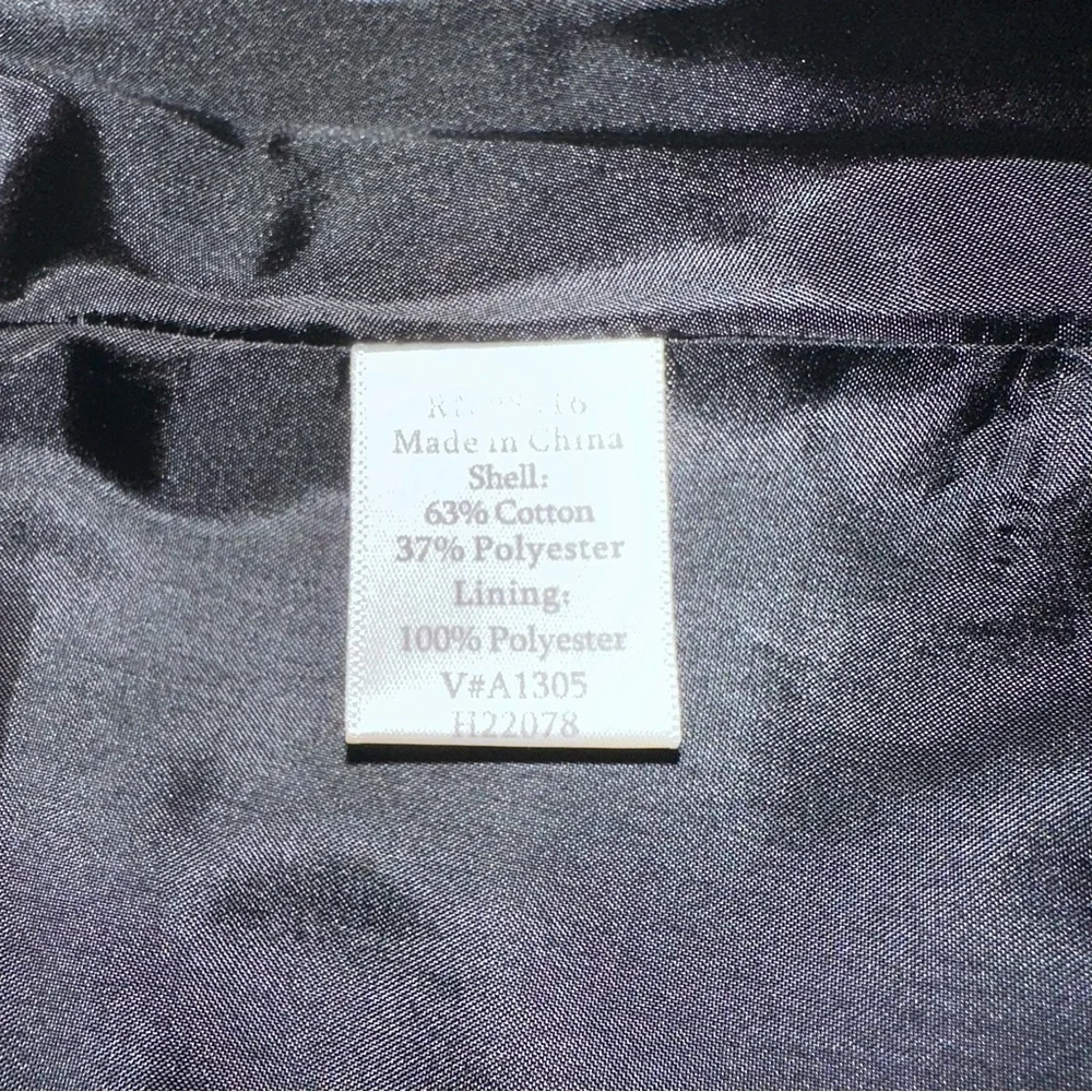 Coldwater Creek Black On Black‎ Jacquard Blazer Sz 8 Jacket Floral Chic Office